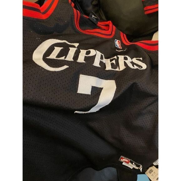 EUC Rare Clippers #7 Lamar Odom Black Red Mesh Jersey - Picture 6 of 6